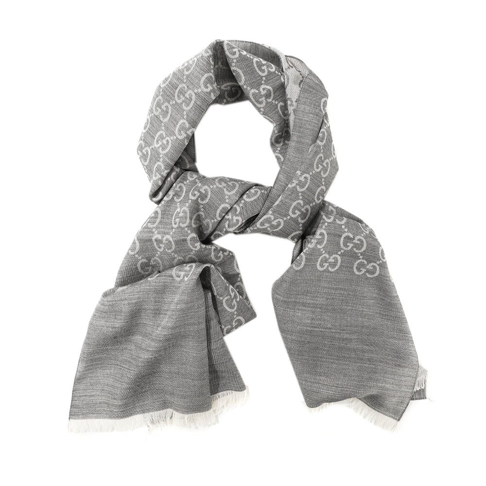 Gucci 25FW GG Jacquard Scarf 149942528 | eBay