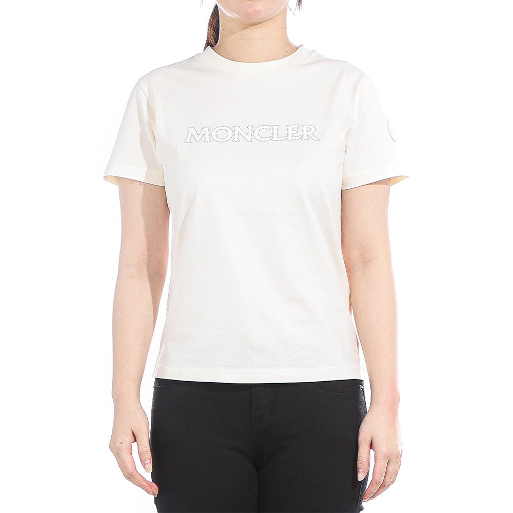 MONCLER｜ (8C00021 89AIJ 034) Moncler Women's Short Sleeve T-Shirt 24FW 8C00021 89AIJ 034