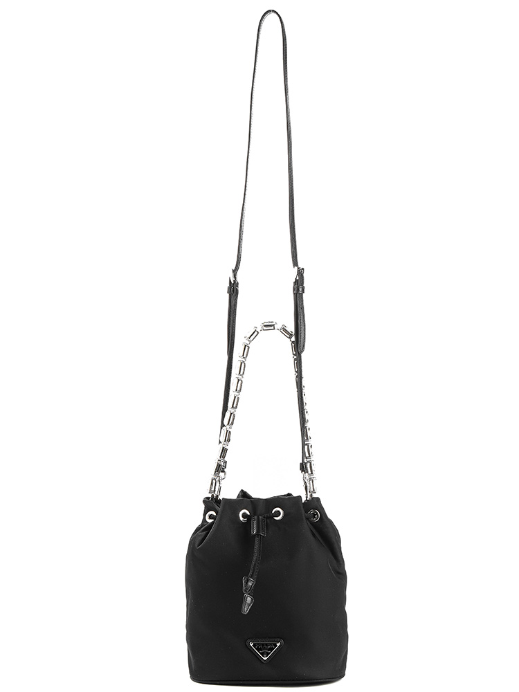 Prada Borsa a secchiello in nylon da donna 25SS (1BE067 2C01 F0002) 131243981 - Foto 8 di 21
