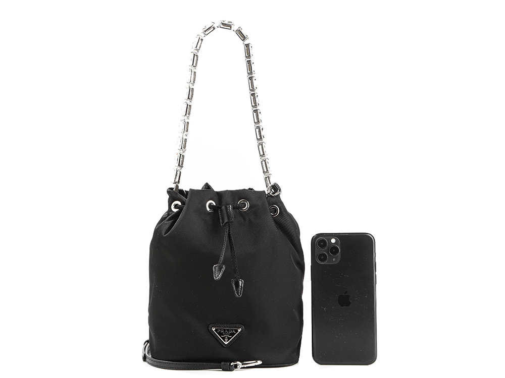 Prada Borsa a secchiello in nylon da donna 25SS (1BE067 2C01 F0002) 131243981 - Foto 20 di 21